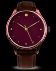 Wancher Dream Watch Urushi Purple — hand-lacquered purple Echizen urushi dial, Miyota 9015 automatic