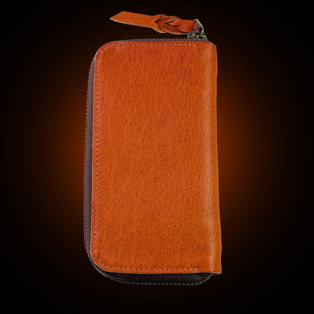 Wancher Series 002 Deer Leather Watch Pouch deer leather watch travel pouch, handmade Banshu deer leather 2-slot travel