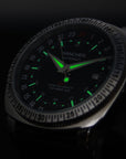 Astronaut - Wancher Watch Wancher Watch Wancher Watch Astronaut {{ Automatic Watch {{ Watch }} }} {{ Japan }}Wancher Watch Astronaut with 24-hour Ivory or Green dial, Seagull ST1612 Mechanical movement, and urethane belt - the perfect blend of style and function.