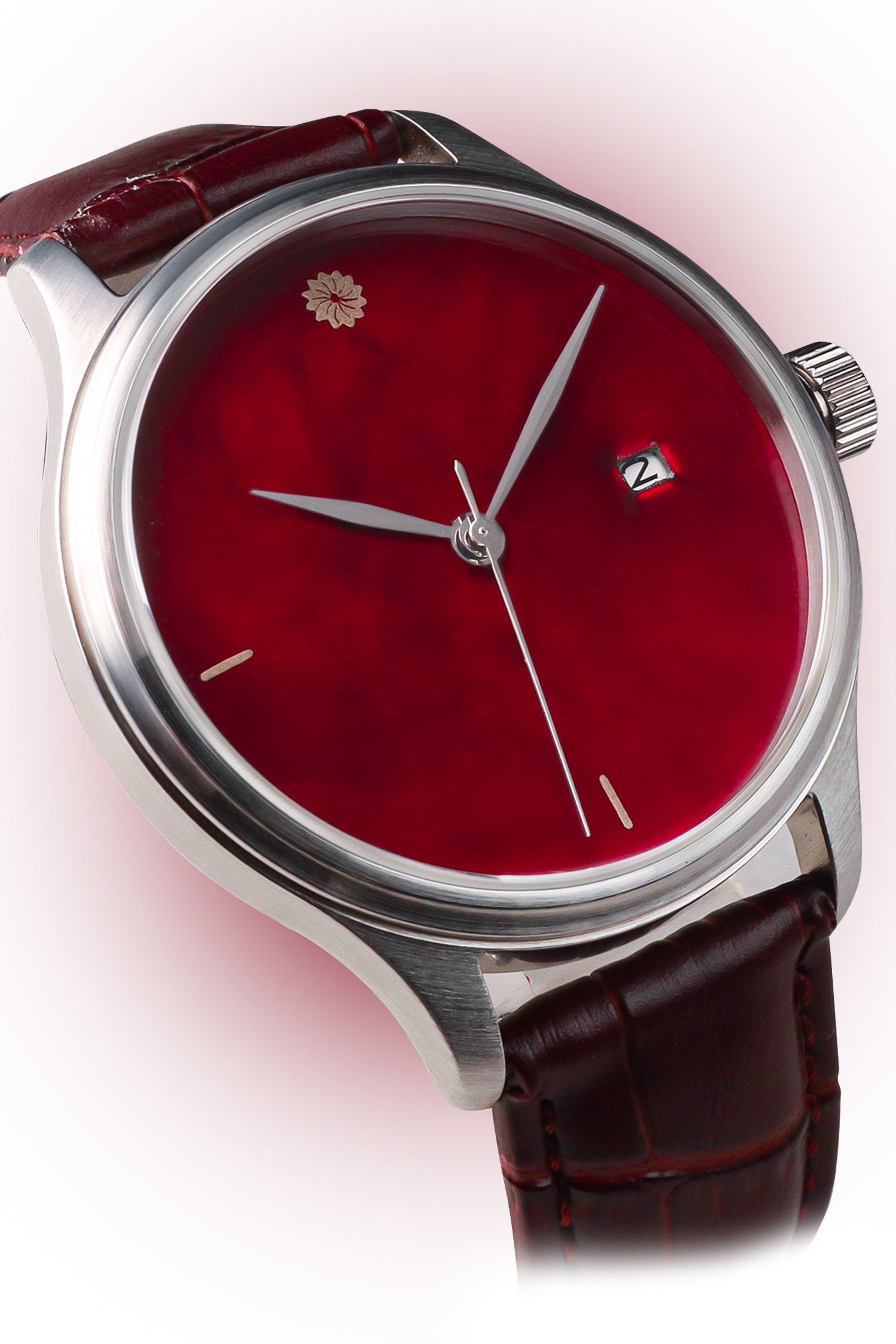 LIMITED EDITION Dream Watch - Akatame Nuri Dark Red Urushi Dial - Wancher Watch Wancher Watch Wancher Watch LIMITED EDITION Dream Watch - Akatame Nuri Dark Red Urushi Dial {{ Automatic Watch {{ Watch }} }} {{ Japan }} Wancher Dream Watch - Akatame-nuri Red Urushi Dial Automatic Self-winding Watch with Domed Sapphire Glass and Miyota 9015 Mechanical Movement, Featuring Premium Japanese Craftsmanship and Genuine Cowhide/Galuchat Strap